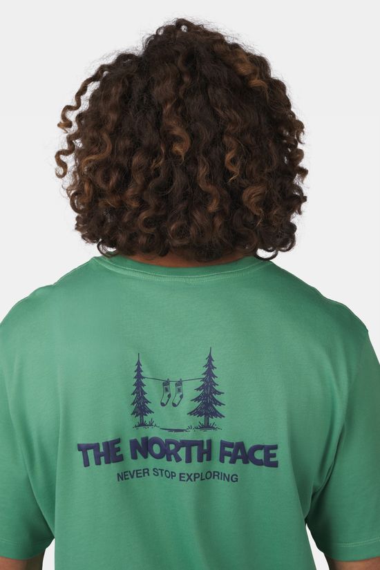 The North Face T-Shirt M Camping Relaxed Short Sleeve Tee-Graph Dimmed Algae