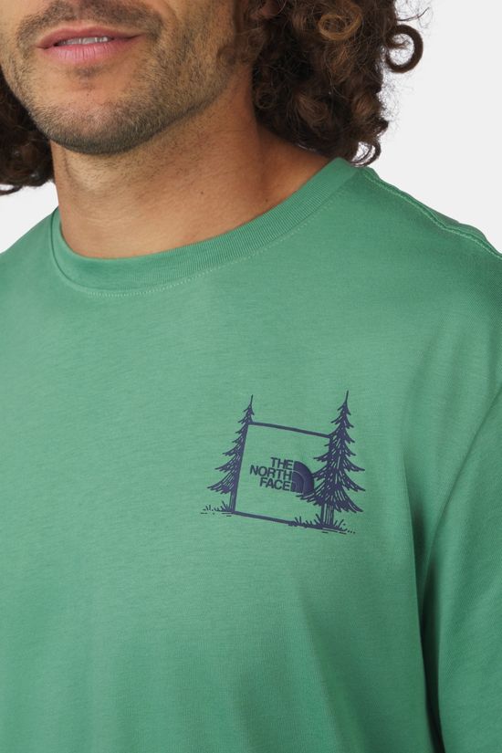 The North Face T-Shirt M Camping Relaxed Short Sleeve Tee-Graph Dimmed Algae