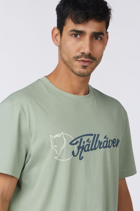 Fjällräven T-Shirt Archive Logo T-Shirt M Misty Green
