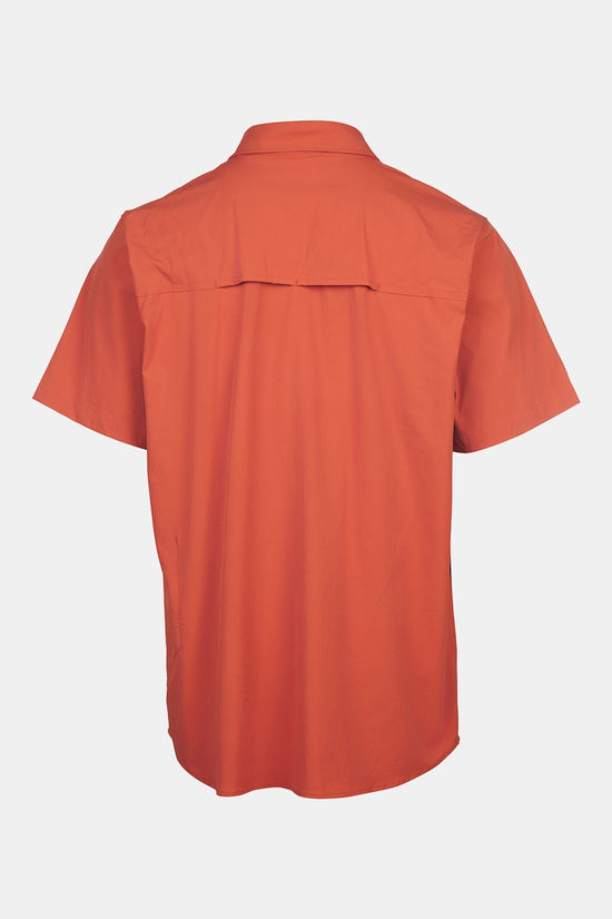 Ayacucho Hemd Jungle Travel Shirt Ss II M Burnt Brick