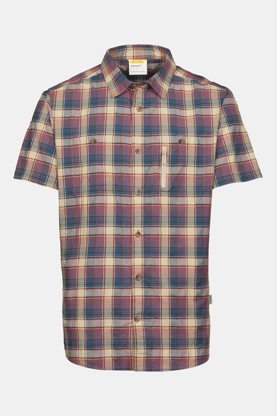 Ayacucho Chemise Rambler Shirt Ss M Sargasso Sea Check