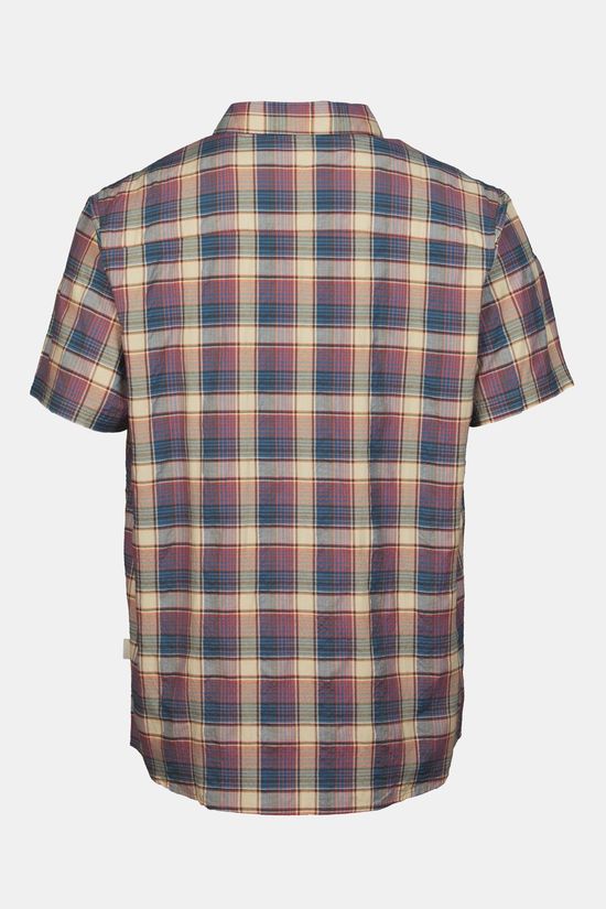 Ayacucho Chemise Rambler Shirt Ss M Sargasso Sea Check