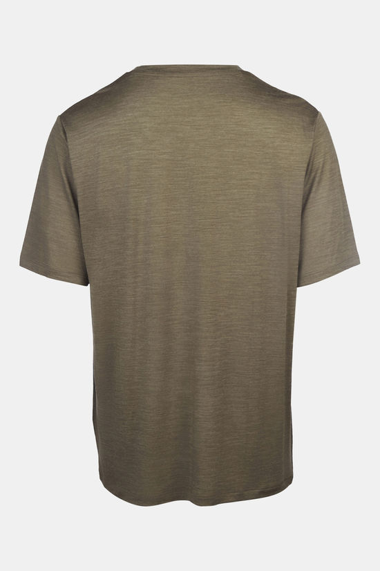 Ayacucho T-Shirt Red Rock Merino T-Shirt Ss M Kalamata Mélange