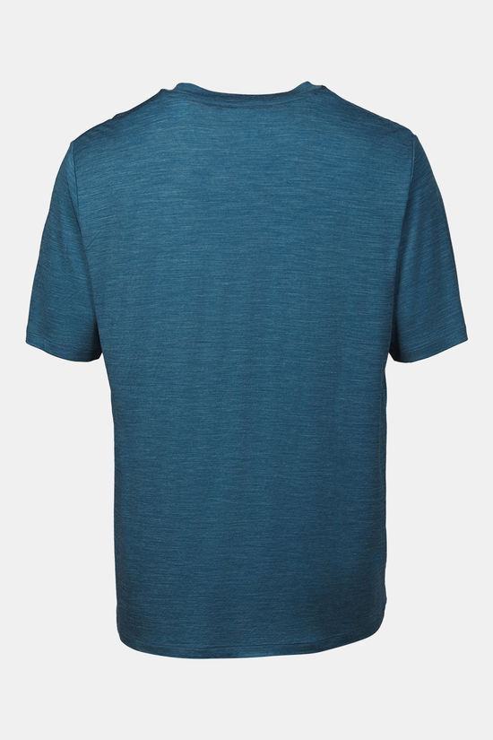 Ayacucho T-Shirt Red Rock Merino T-Shirt Ss M Indian Teal Mélange
