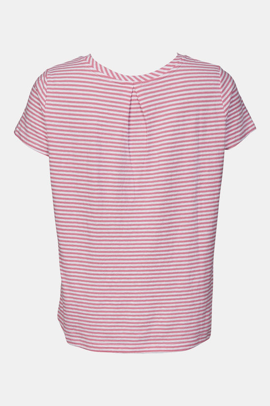 Ayacucho T-Shirt Mila Tee W Foxglove/Ecru Stripes