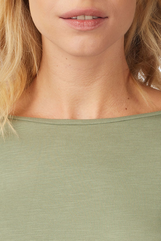 Ayacucho T-Shirt Leila T-Shirt Ls W Moss