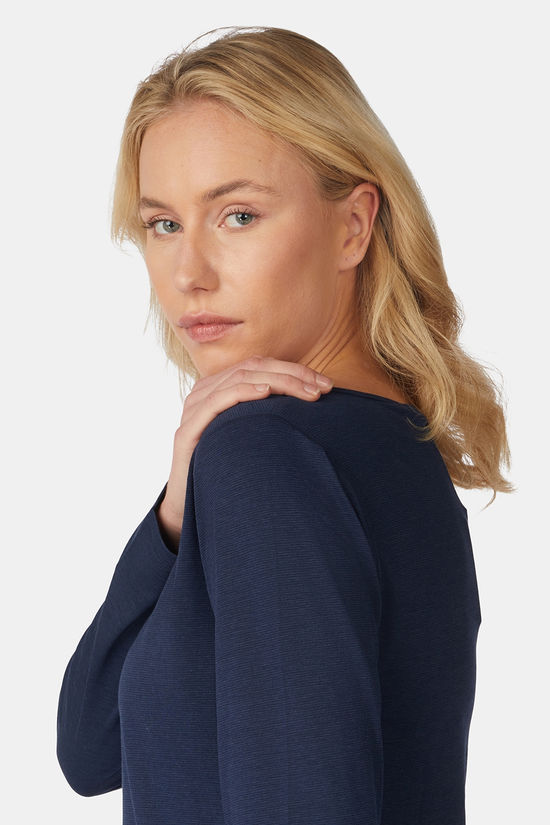 Ayacucho T-Shirt Leila T-Shirt Ls W Navy