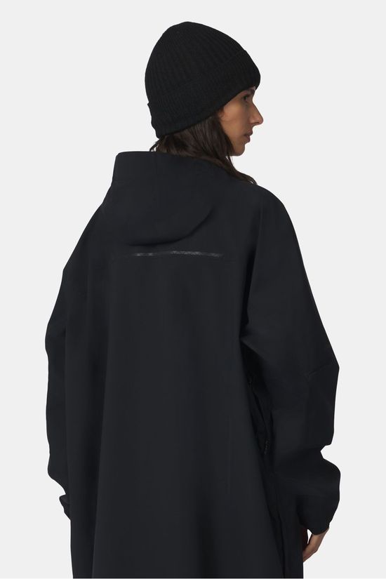 Ayacucho Regenjas Canopy Poncho Black
