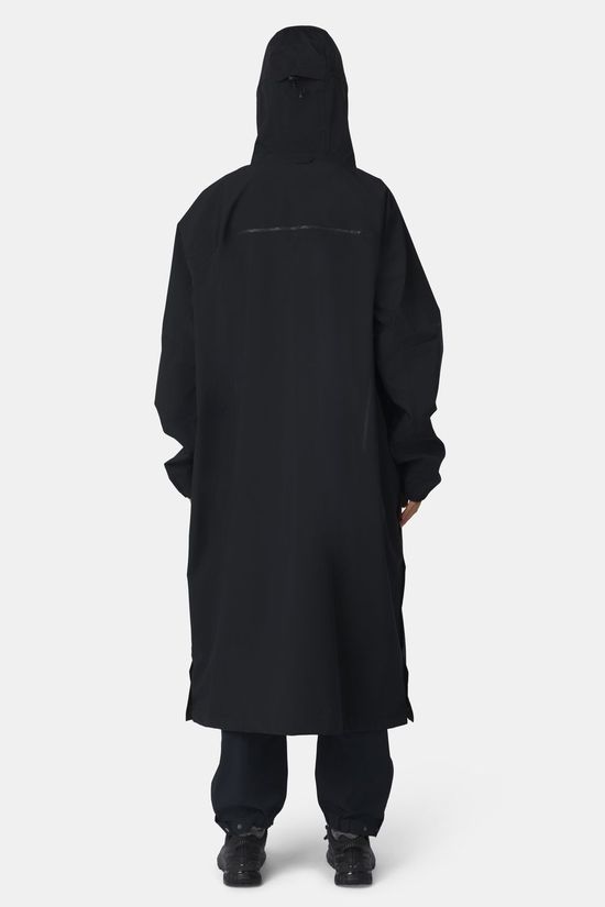 Ayacucho Regenjas Canopy Poncho Black