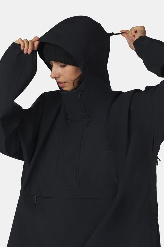 Ayacucho Regenjas Canopy Poncho Black