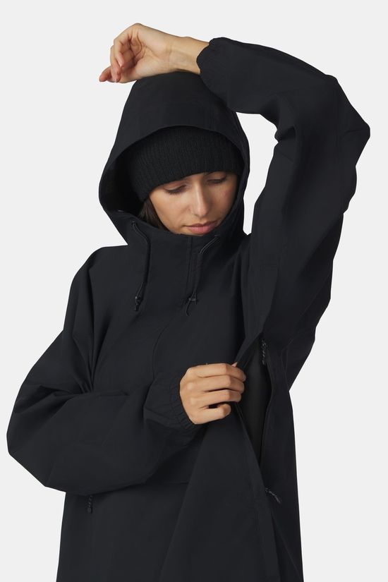 Ayacucho Regenjas Canopy Poncho Black