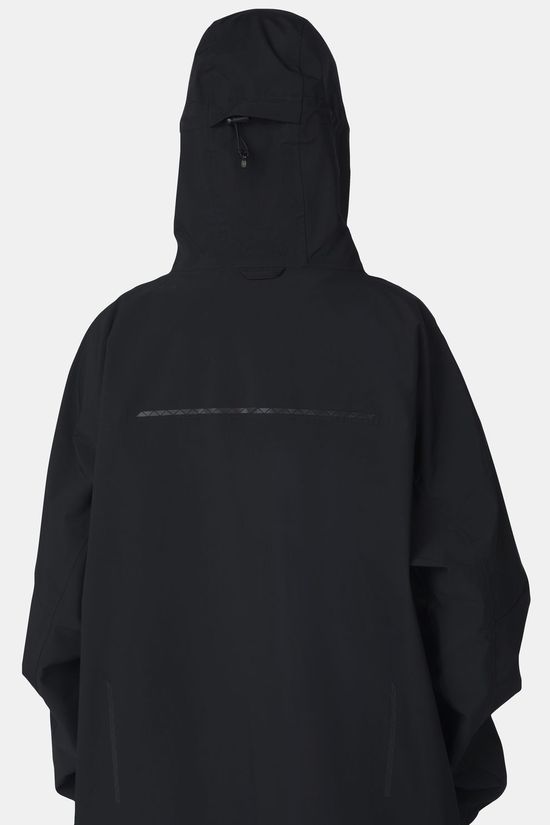 Ayacucho Regenjas Canopy Poncho Black