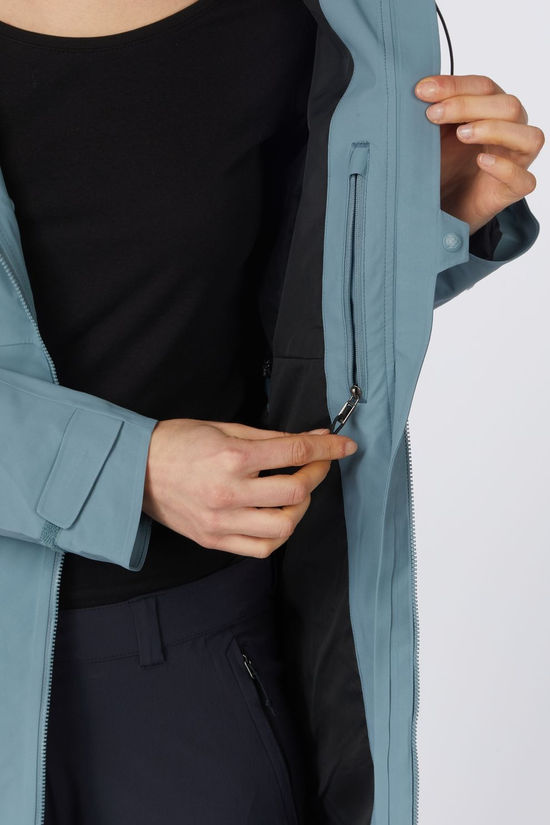 Didriksons 1913 Veste Imperméable Bea Wns Parka 6 Factory Blue