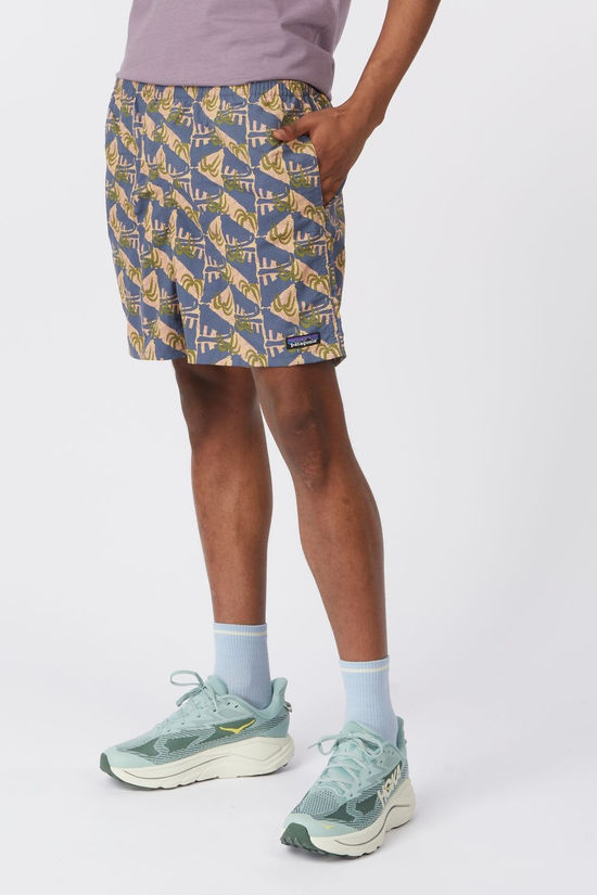 Patagonia Baggies Shorts Jaguar Geo: Dolomite Blue