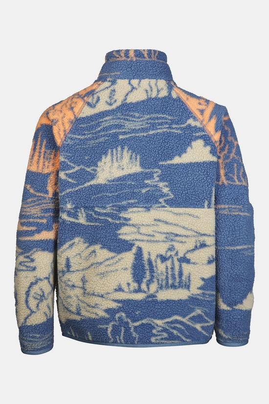 Ayacucho Fleece Funny Fleece Fz Uni Moss Gray Print