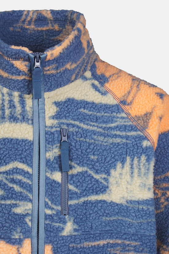 Ayacucho Fleece Funny Fleece Fz Uni Moss Gray Print