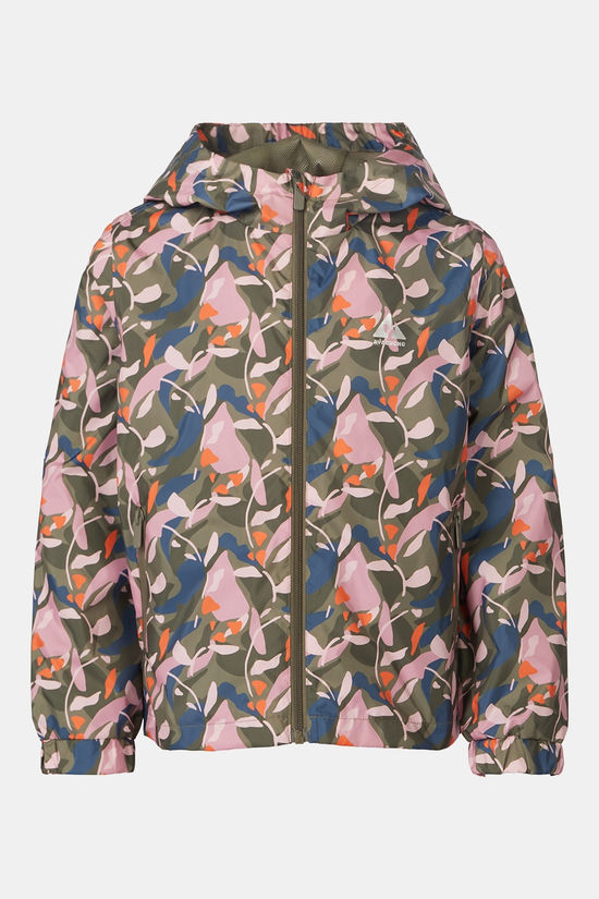 Ayacucho Regenjas Almond Printed Jacket G Foxglove Print