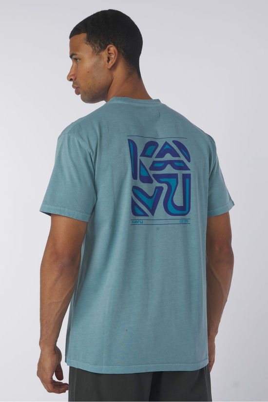 Kavu T-Shirt Cubed Transformative Teal