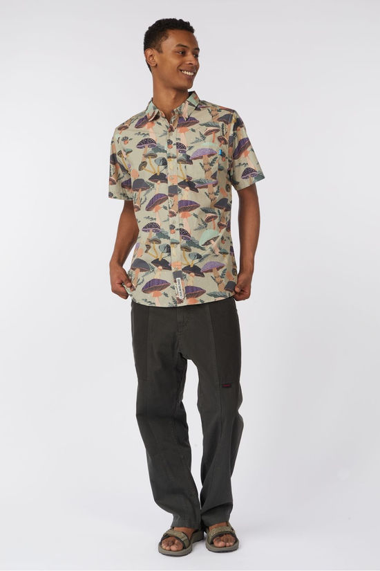 Kavu Hemd Festaruski Ss Shirt Mushroom Realm