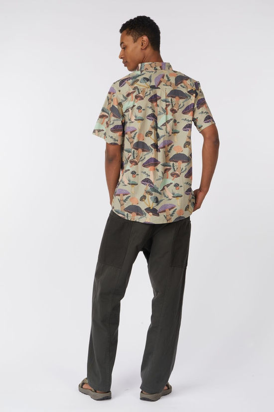 Kavu Hemd Festaruski Ss Shirt Mushroom Realm