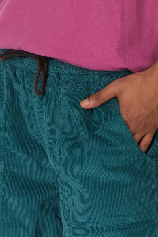 Kavu Short Take Ten Corduroy Shorts Transformative Teal