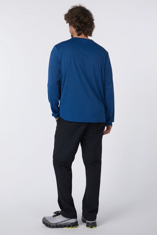 Patagonia T-Shirt M'S L/S Cap Cool Daily Shirt Clement Blue - Light Clement Blue X-Dye