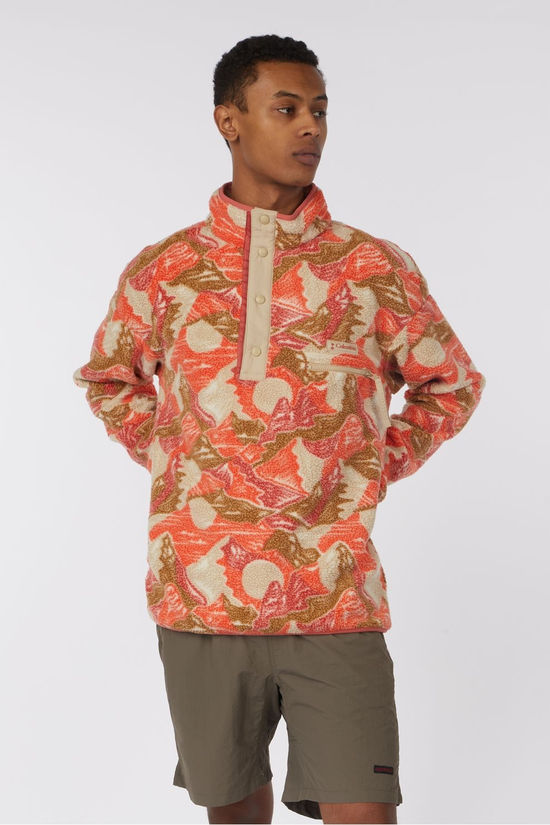 Columbia Polaire Helvetia™ II Printed Half Snap Washed Red, Sunscapes