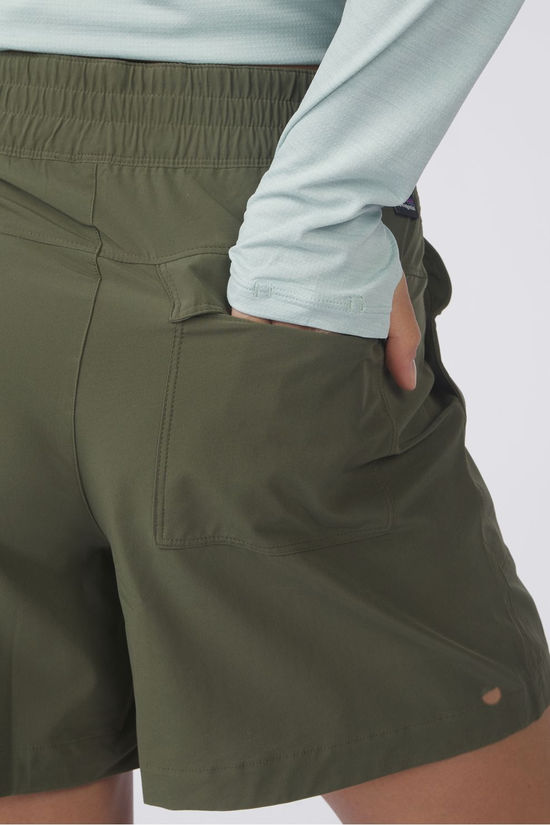 Patagonia Short W'S Roamwith Shorts Basin Green