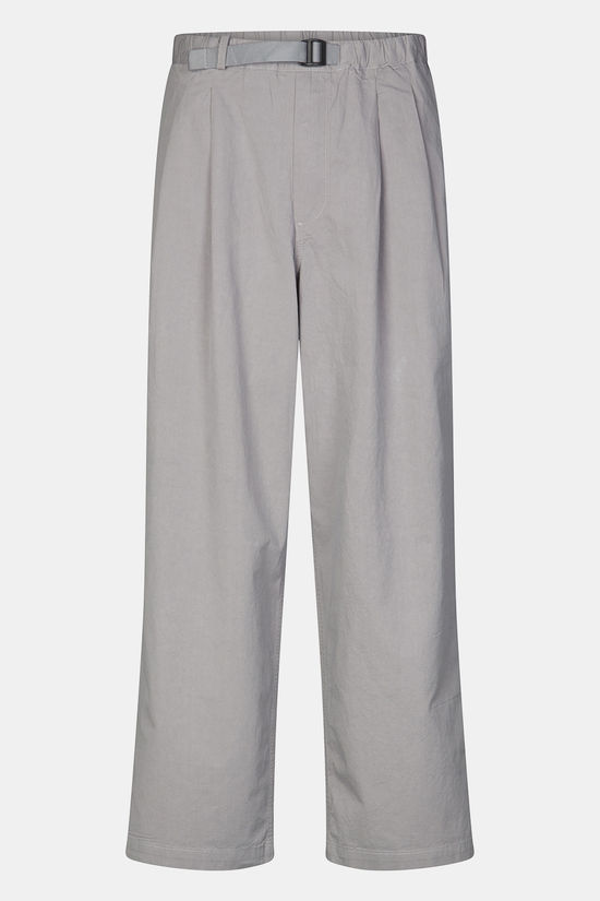Kappy Design Broek Two Tuck Wide Pants Light Gray