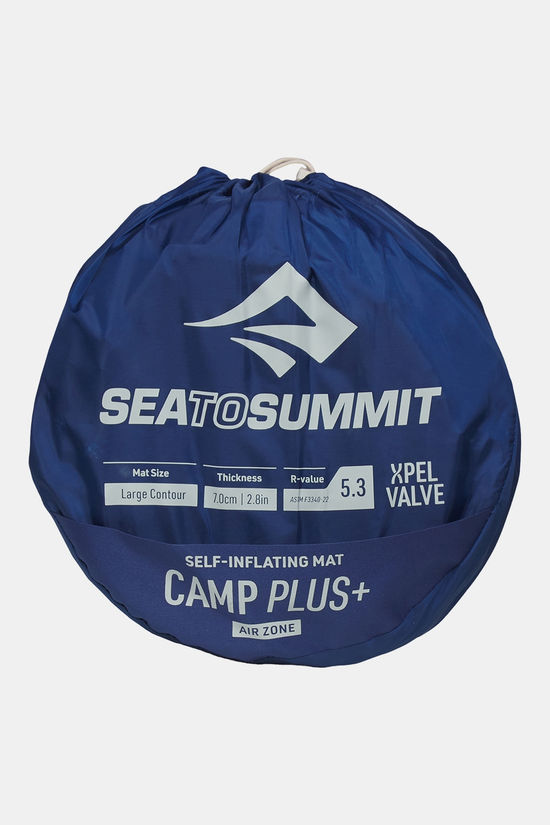 Sea To Summit Tapis De Couchage Camp Plus Self Inflating Mat - Large Blue
