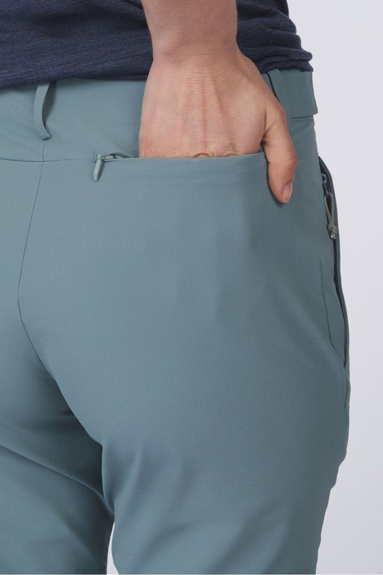 Ayacucho Pantalon Modulable Forest Softshell Zip-Off Trousers || W Women Goblin Blue