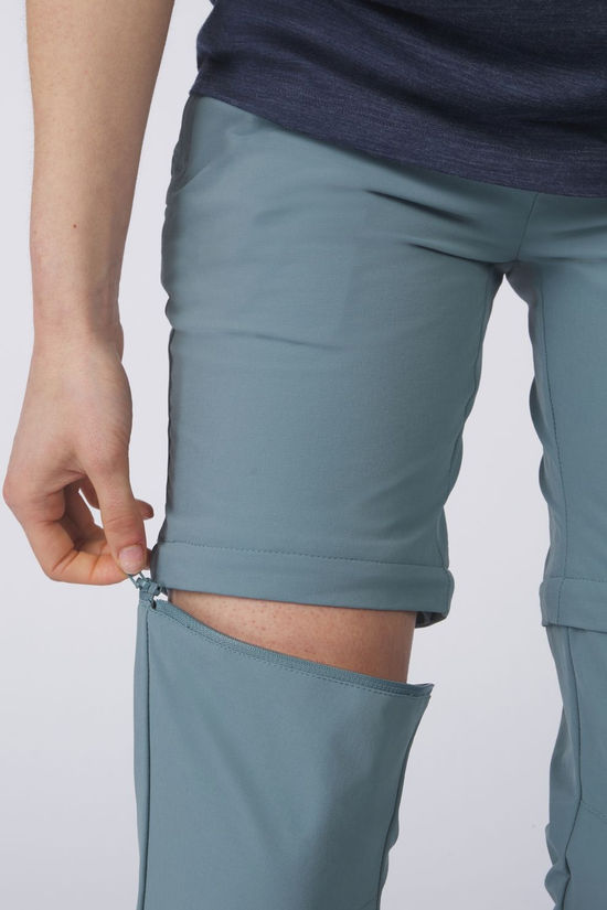 Ayacucho Pantalon Modulable Forest Softshell Zip-Off Trousers || W Women Goblin Blue