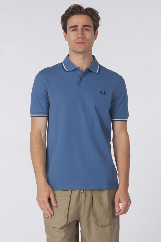 Fred Perry Polo Twin Tipped Abl/Snwt/Tnsbl