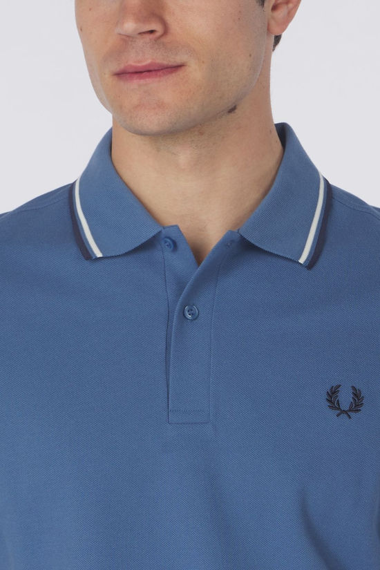 Fred Perry Polo Twin Tipped Abl/Snwt/Tnsbl