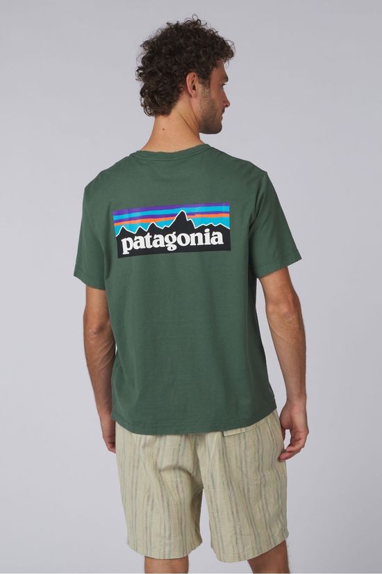 Patagonia T-Shirt M'S P-6 Logo T-Shirt Canopy Green