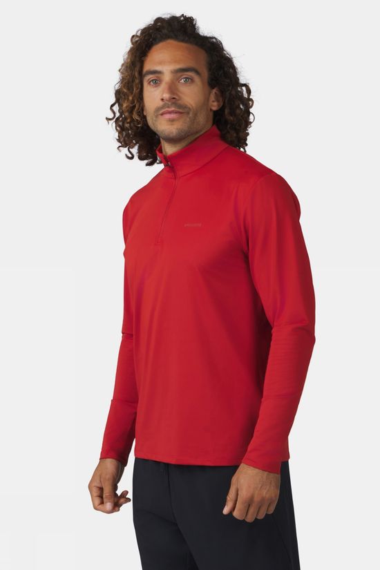 Ayacucho Polaire Nagano ¼ Zip Ls T-Shirt M Ketchup