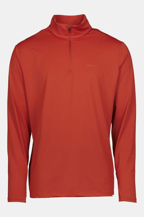 Ayacucho Polaire Nagano ¼ Zip Ls T-Shirt M Ketchup