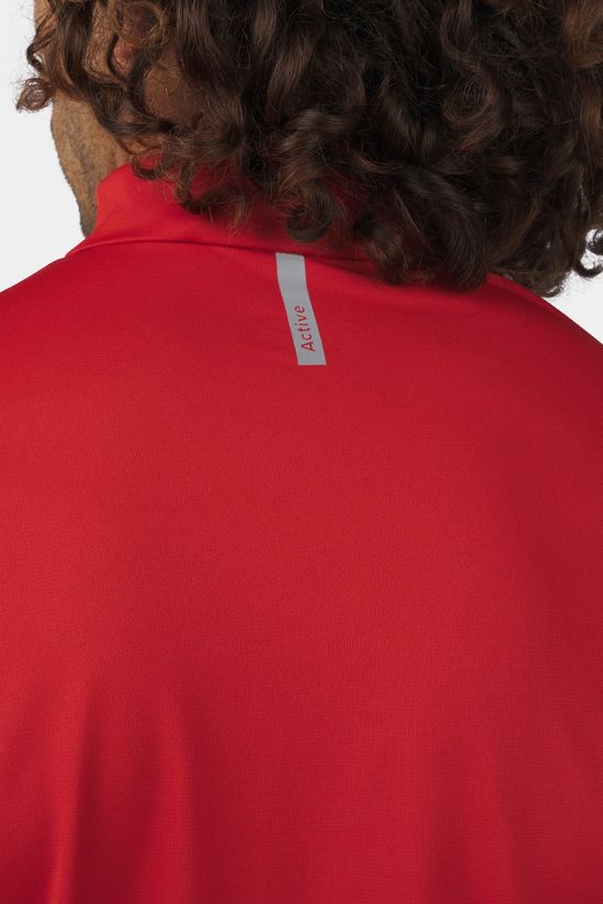 Ayacucho Polaire Nagano ¼ Zip Ls T-Shirt M Ketchup