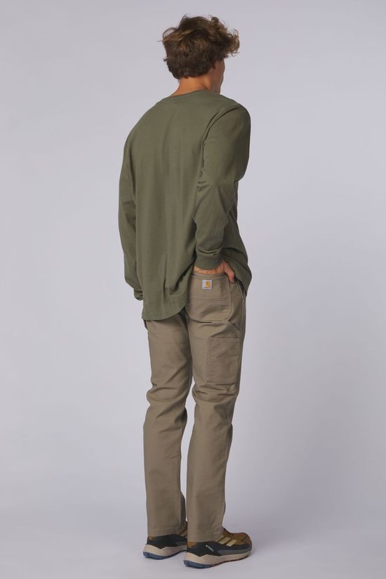 Carhartt Broek Relaxed Straight Rugged Flex™ Duck Dungaree Desert