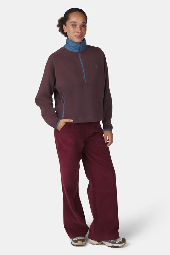 Ayacucho Fleece Richel 1/2 Zip Micro Fleece W Huckleberry