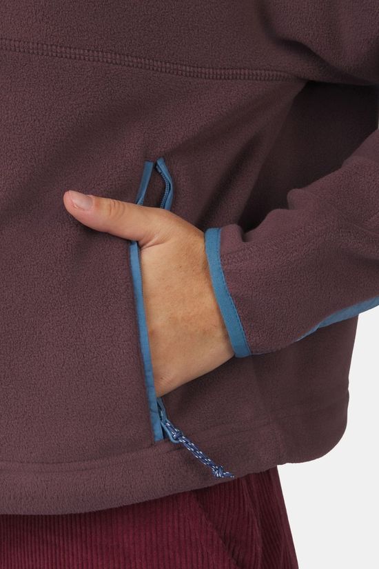 Ayacucho Fleece Richel 1/2 Zip Micro Fleece W Huckleberry