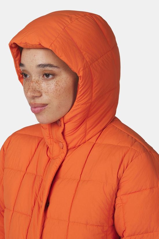 Ayacucho Veste Windermere Quilted Coat W Orange Rust