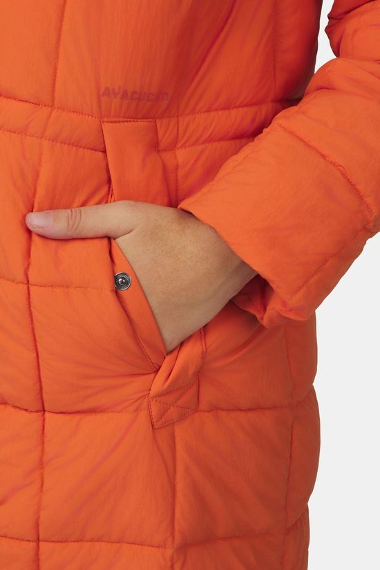 Ayacucho Veste Windermere Quilted Coat W Orange Rust