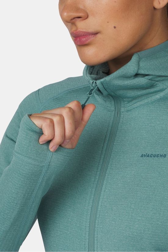 Ayacucho Polaire Mountain Midlayer Hoodie II W Teal
