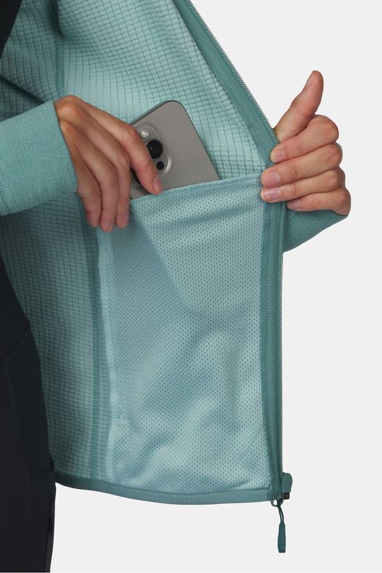 Ayacucho Polaire Mountain Midlayer Hoodie II W Teal
