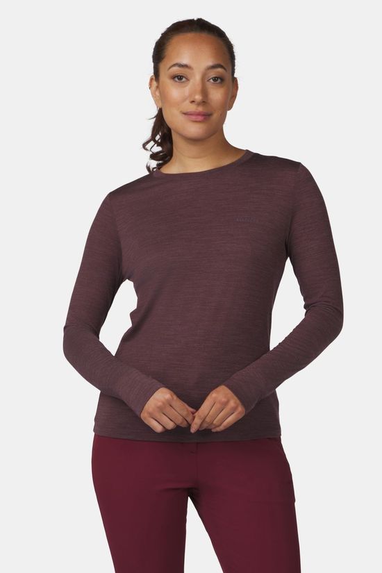 Ayacucho T-Shirt Midweight Merino T-Shirt Ls W Huckleberry