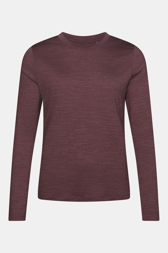 Ayacucho T-Shirt Midweight Merino T-Shirt Ls W Huckleberry