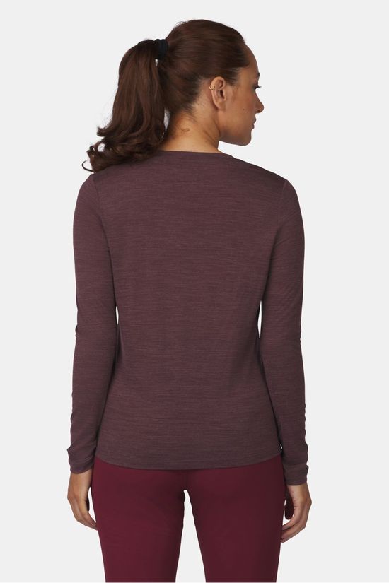 Ayacucho T-Shirt Midweight Merino T-Shirt Ls W Huckleberry