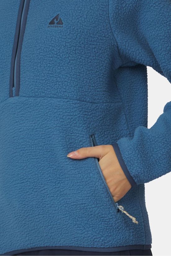 Ayacucho Polaire Tenby 1/2 Zip W Captain Blue