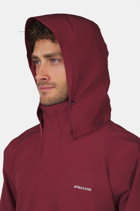 Ayacucho Veste Imperméable Adventure Jacket II M Oxblood/Orange Rust